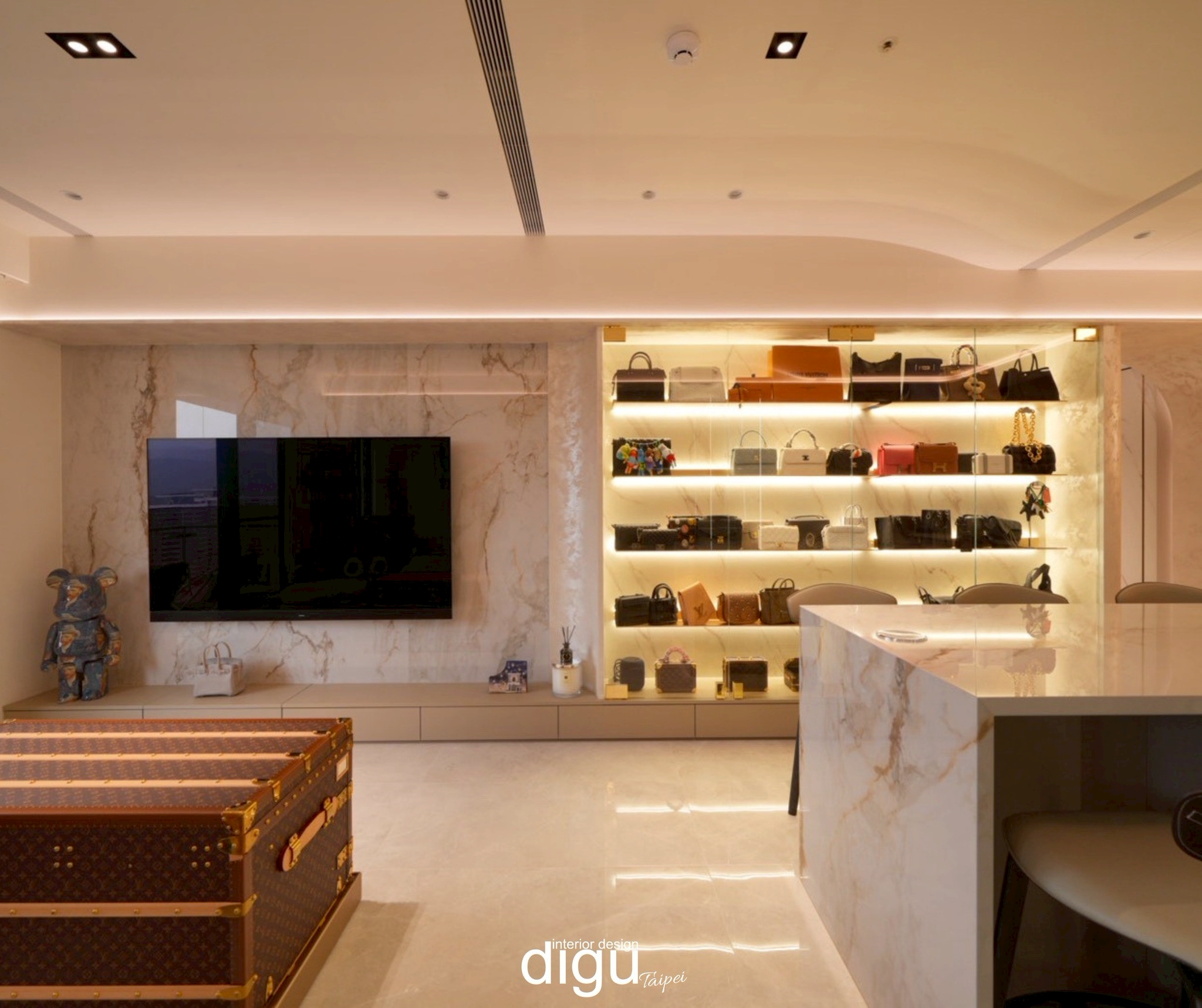 磁磚設計家-電視牆