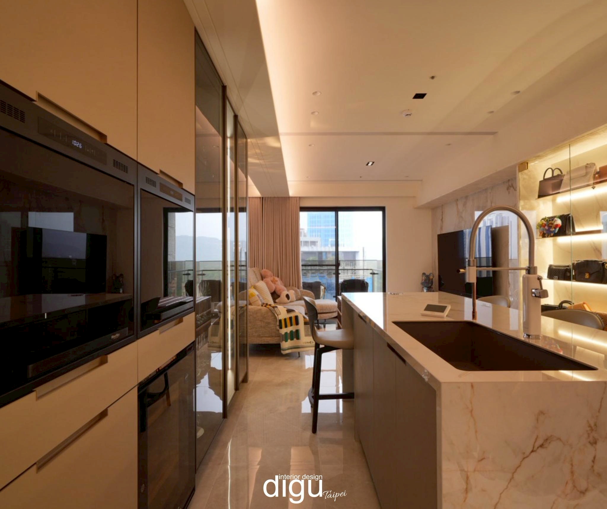 磁磚設計家-中島檯面