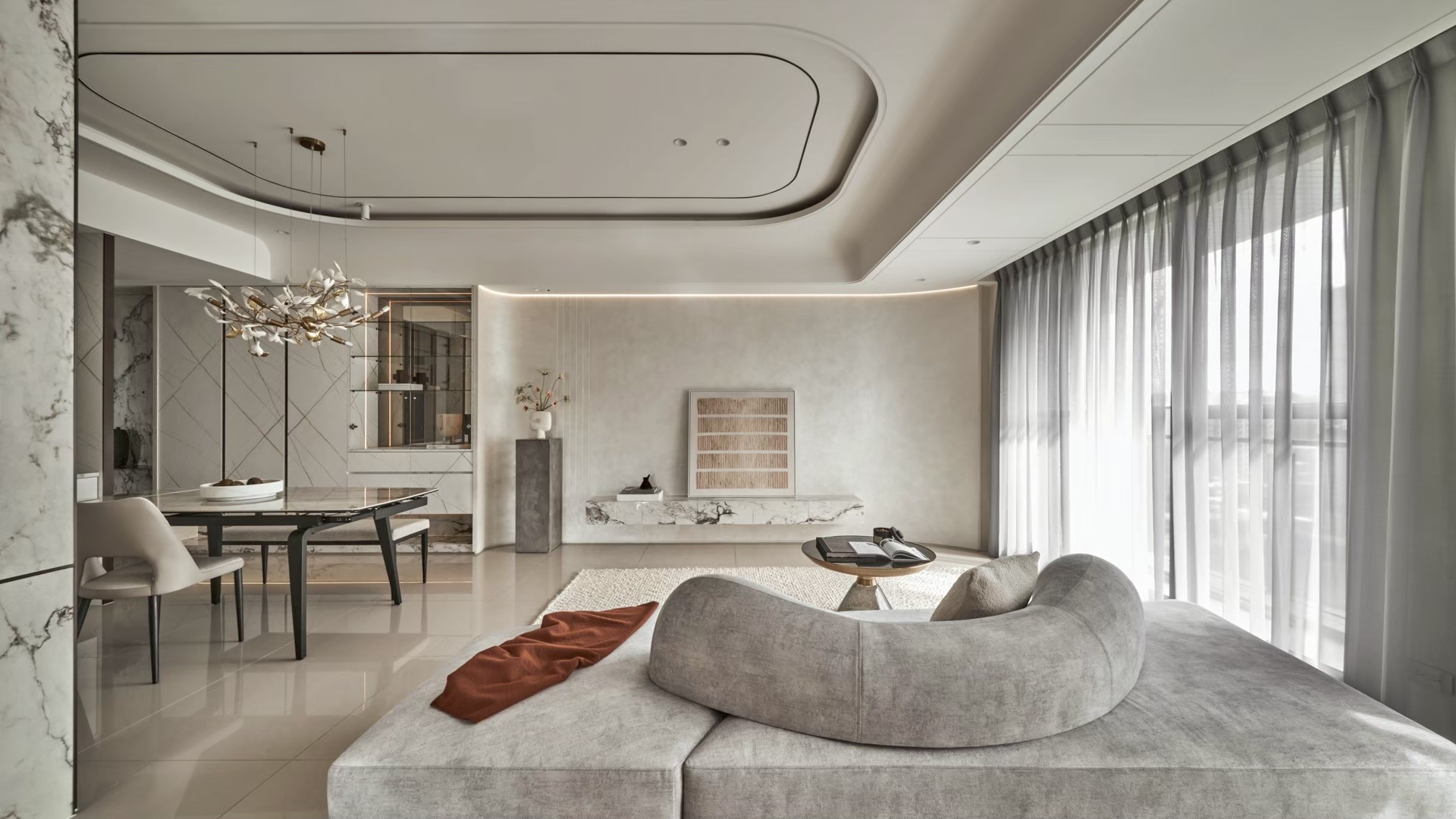 薄板施工專家-沙發背牆