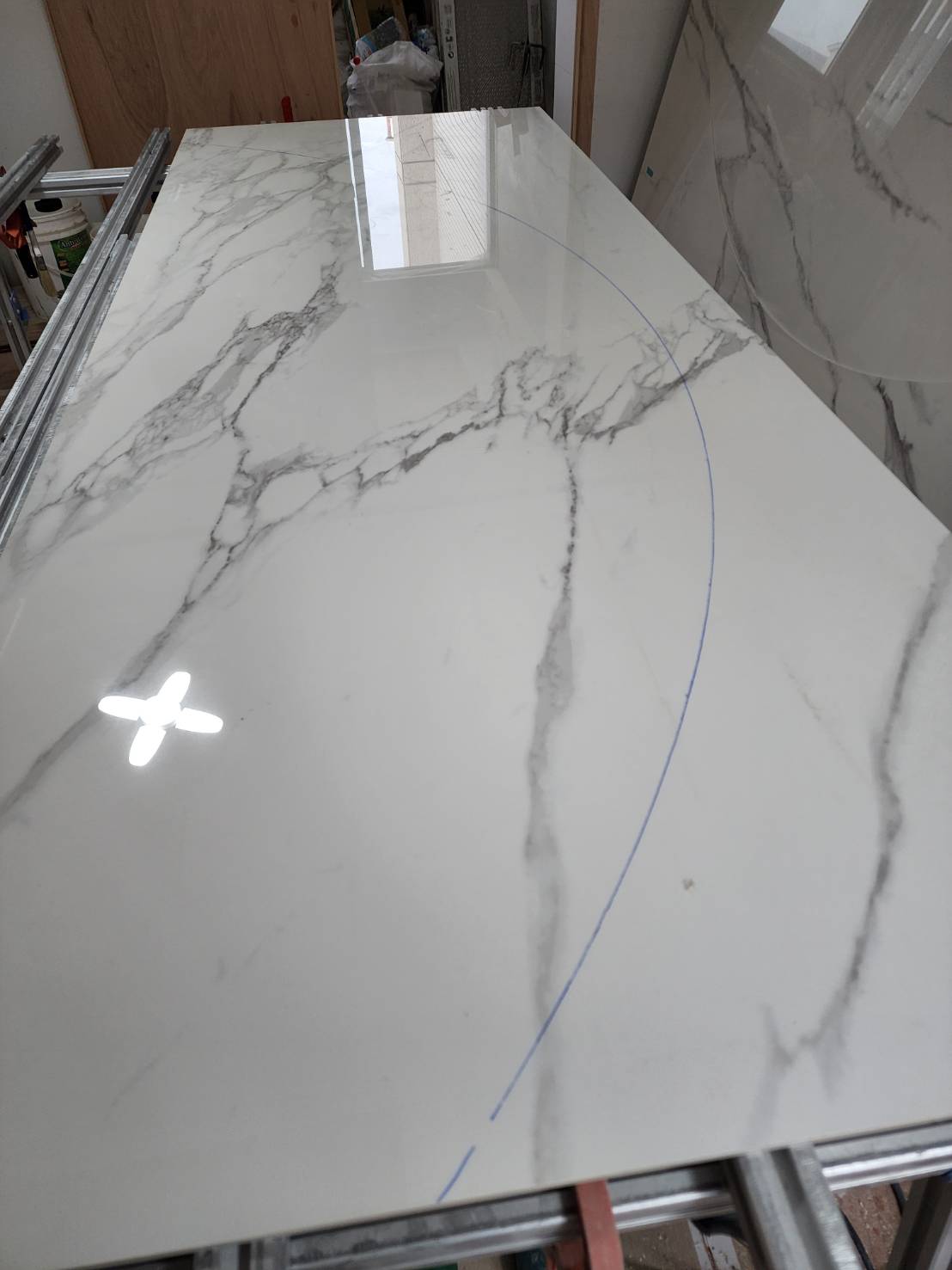 薄板施工專家-現場裁切圓形