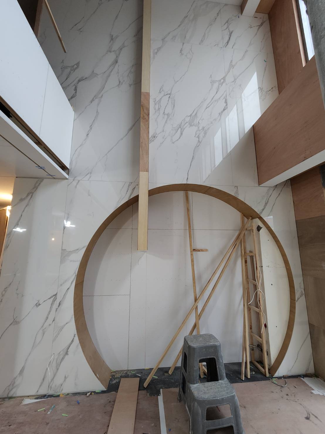 薄板施工專家-現場裁切圓形