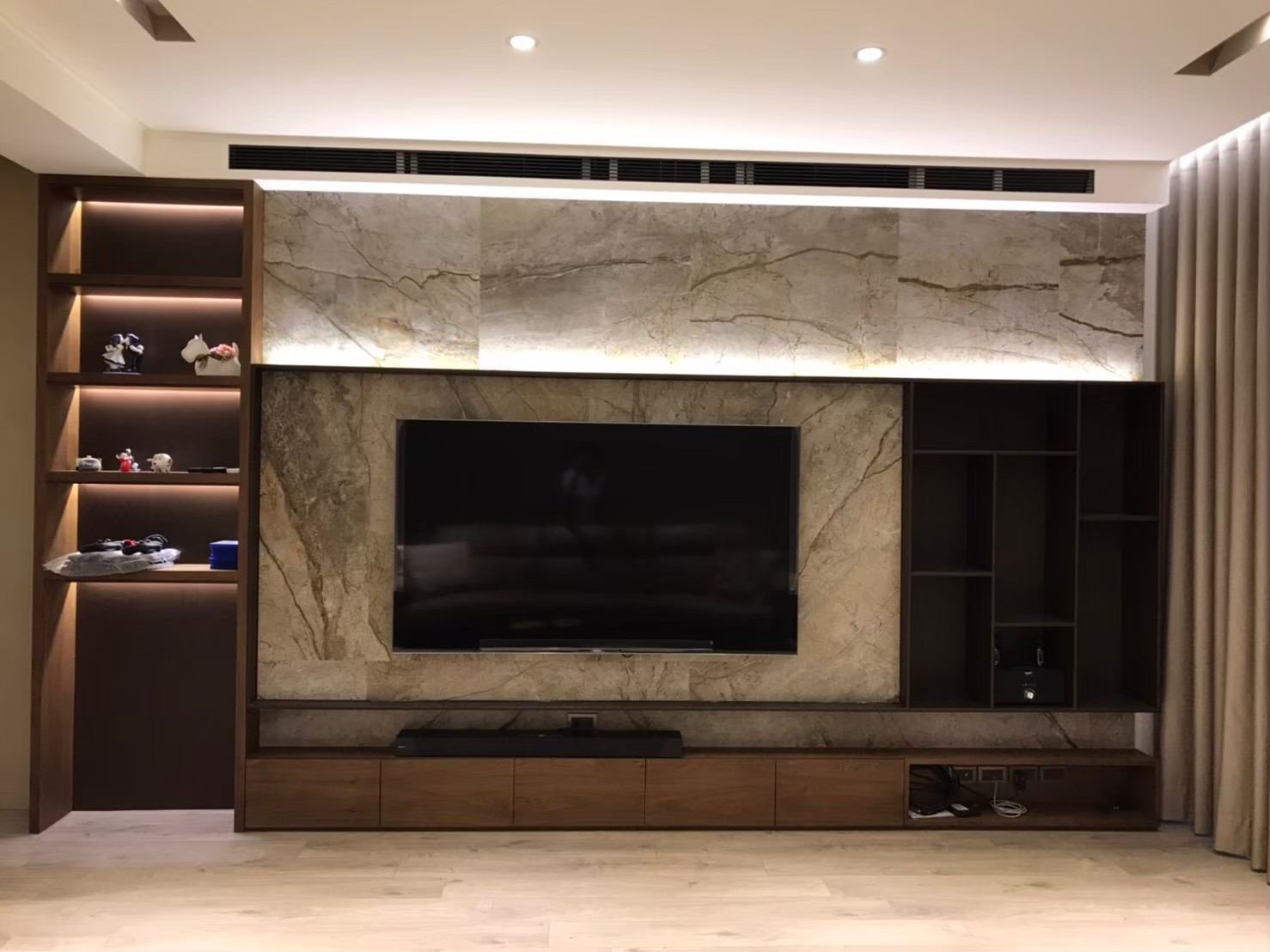 薄板施工專家-電視牆