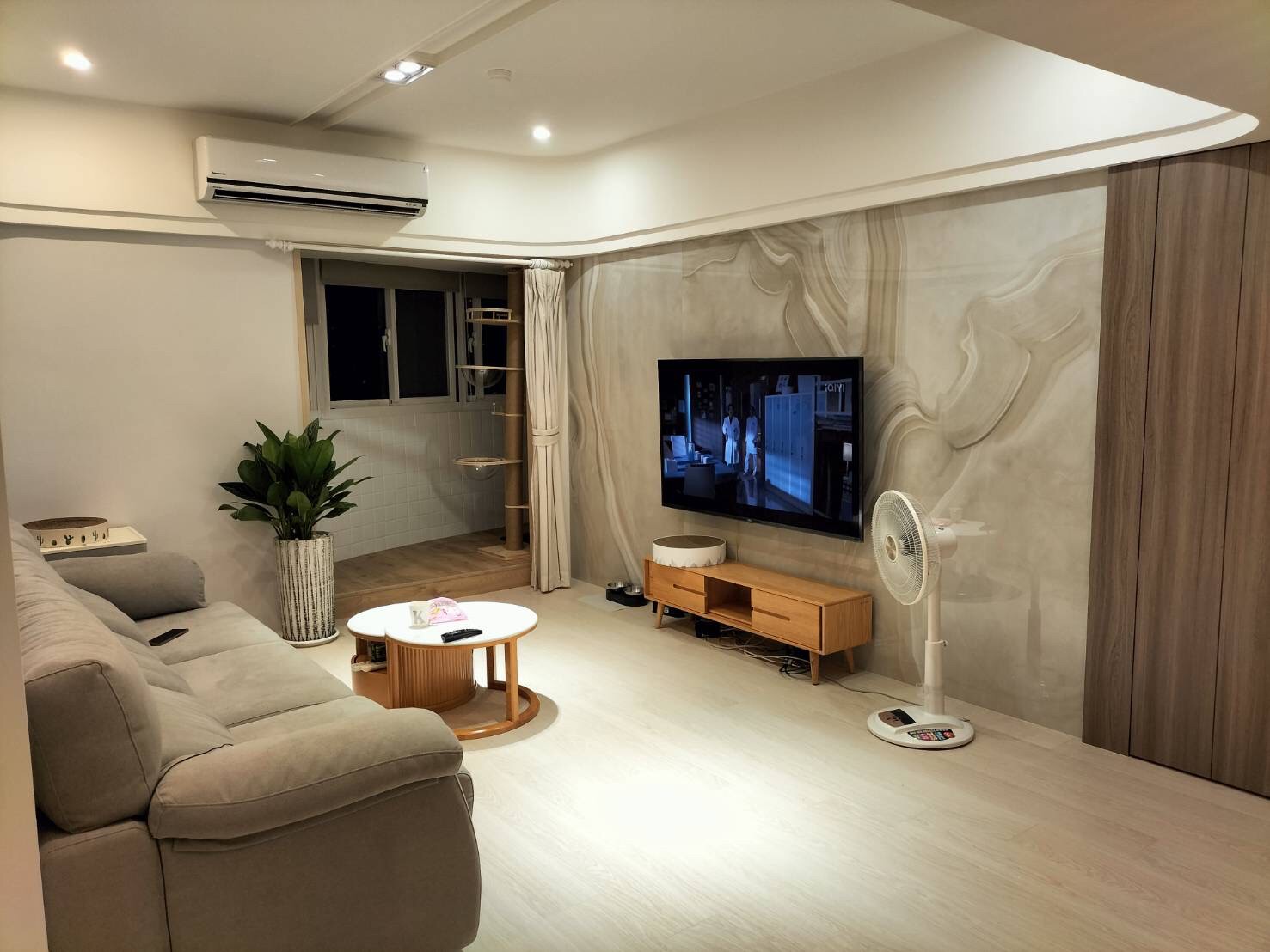 薄板施工專家-電視牆