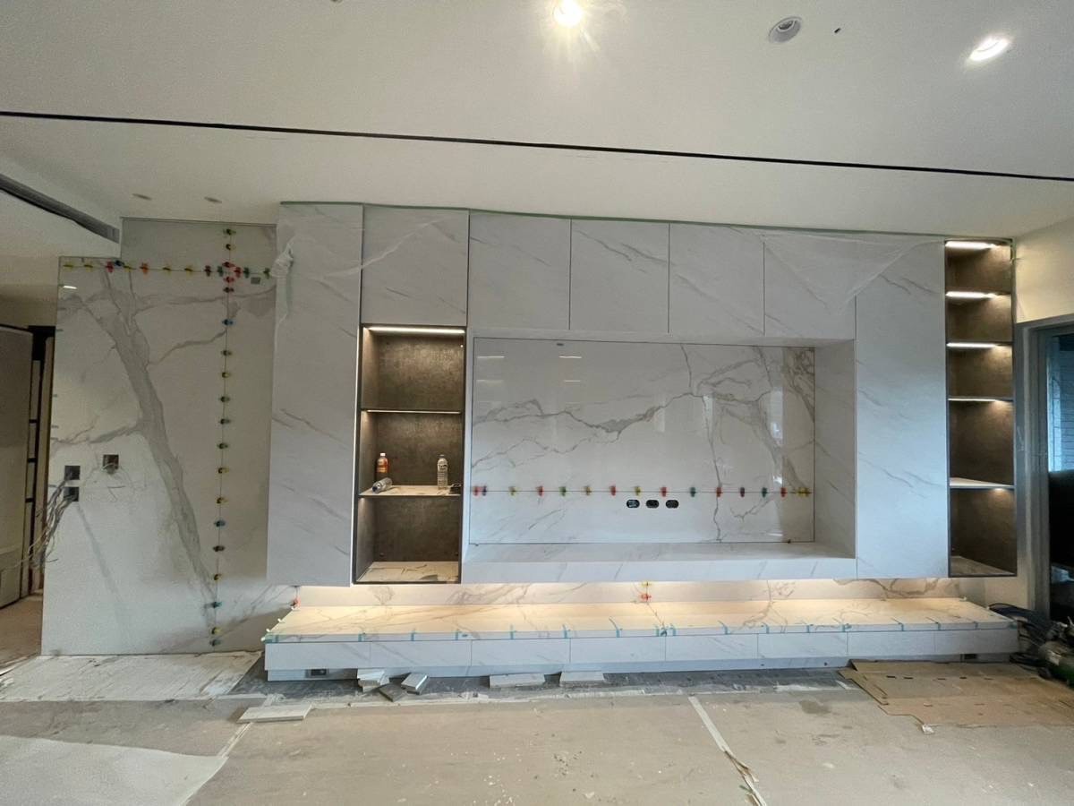 薄板施工專家-電視牆