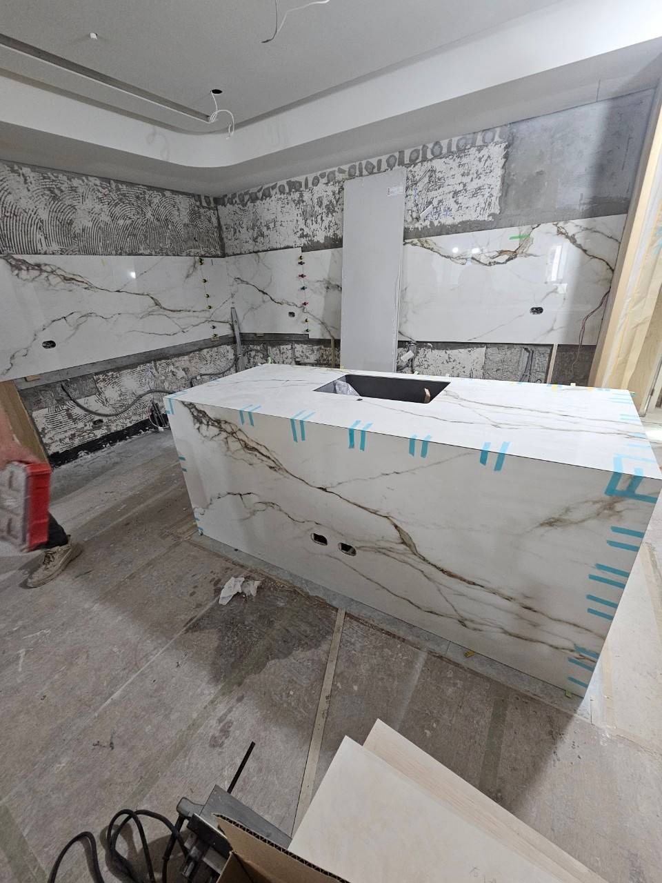 薄板施工專家-中島檯面