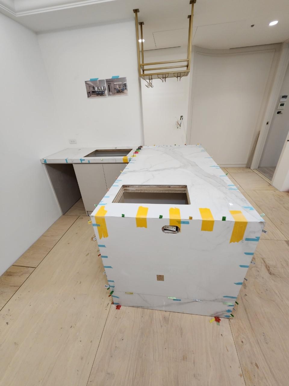 薄板施工專家-中島檯面