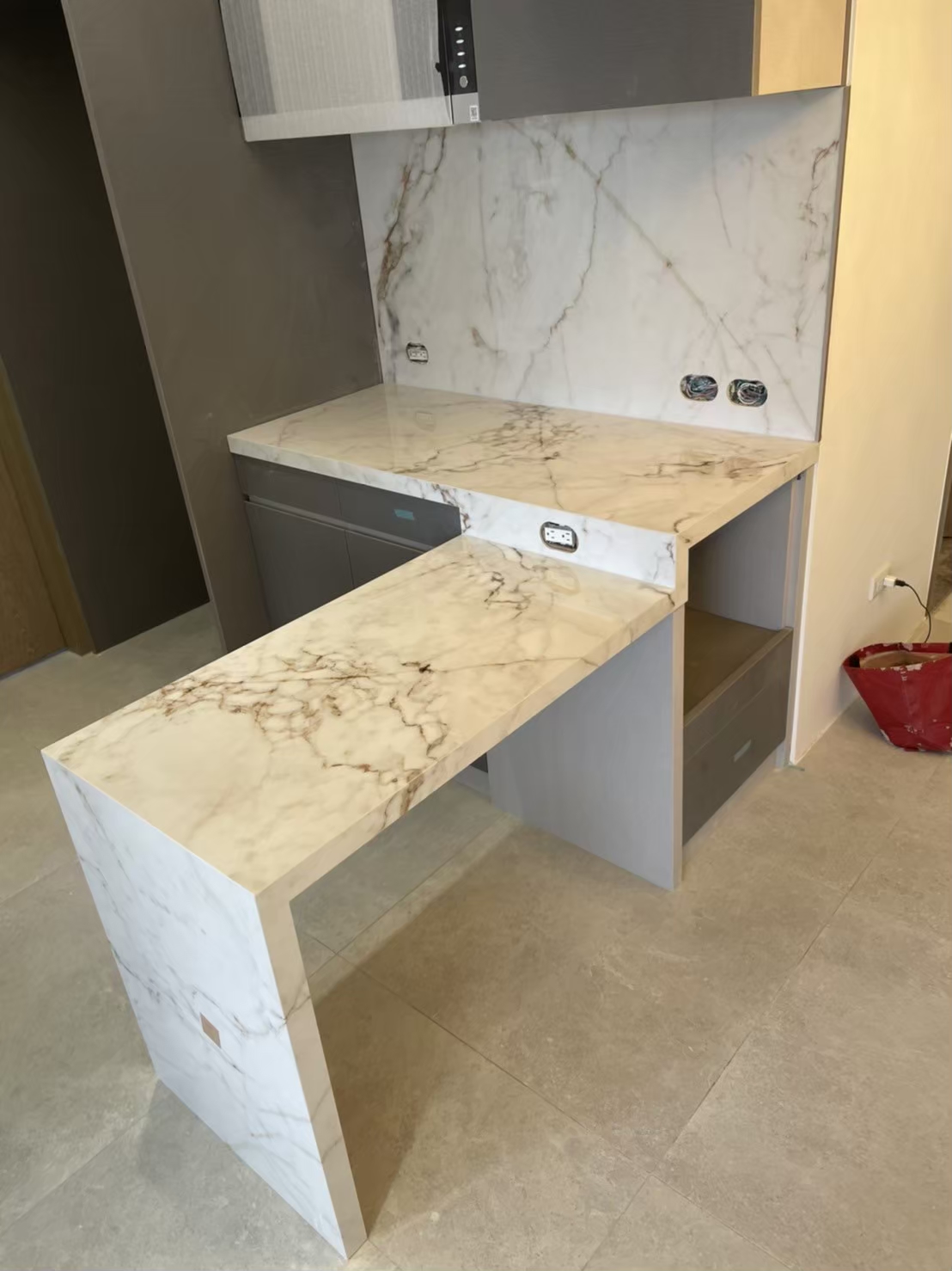 薄板施工專家-中島檯面