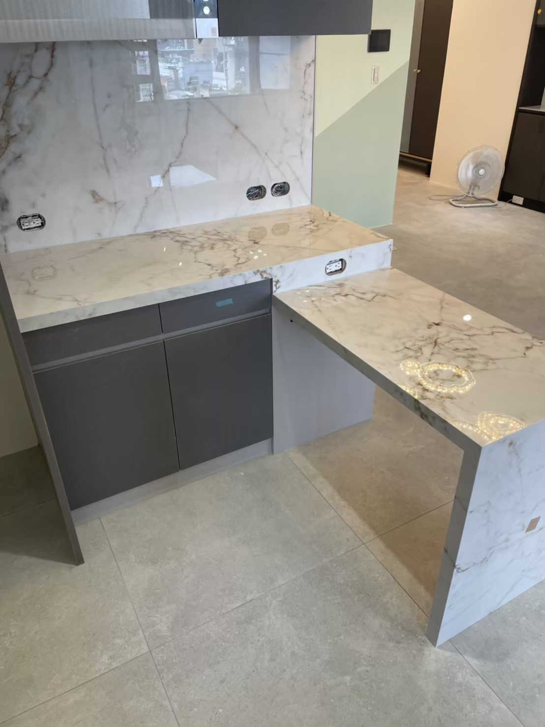 薄板施工專家-中島檯面