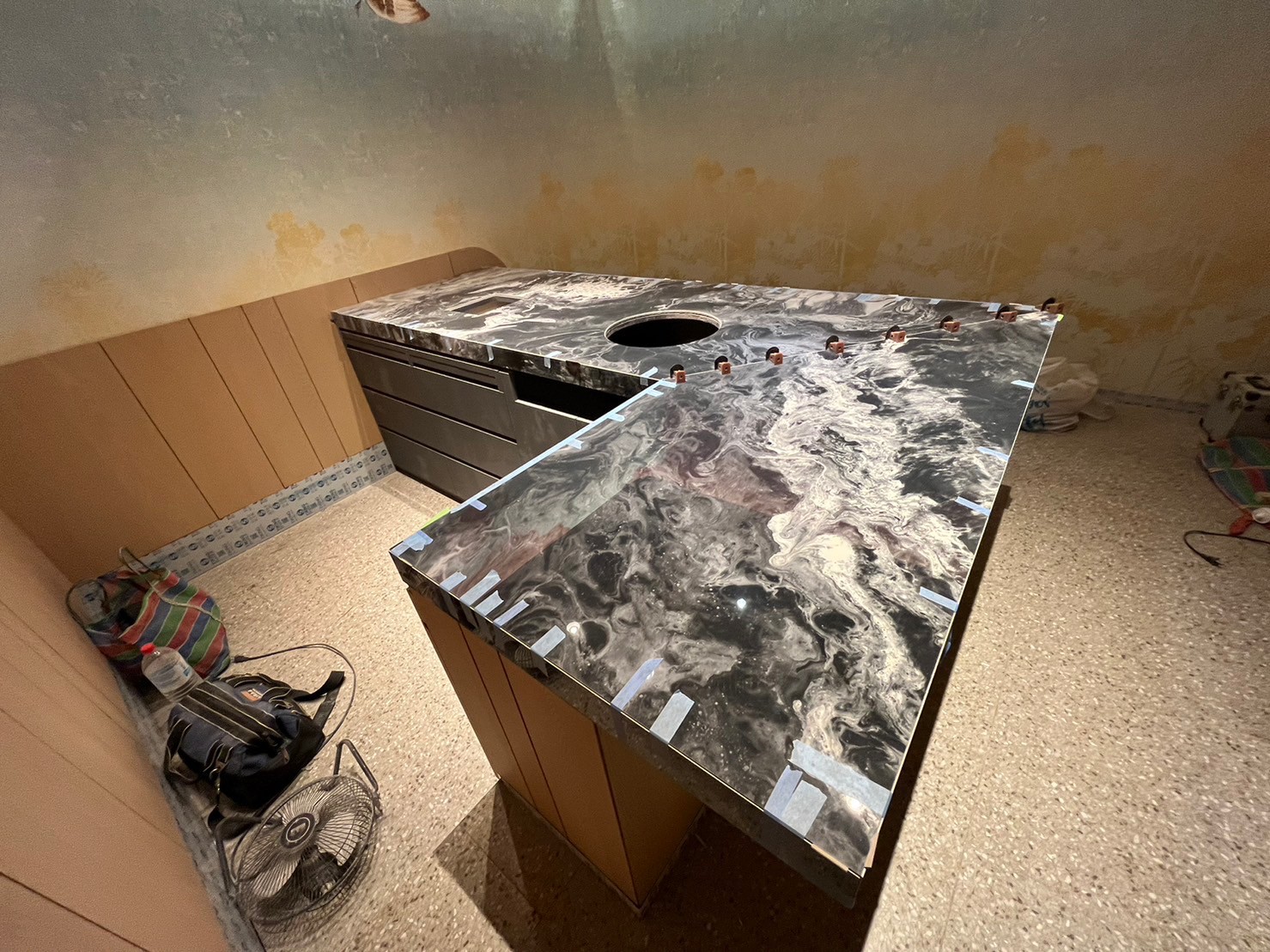 薄板施工專家-中島檯面