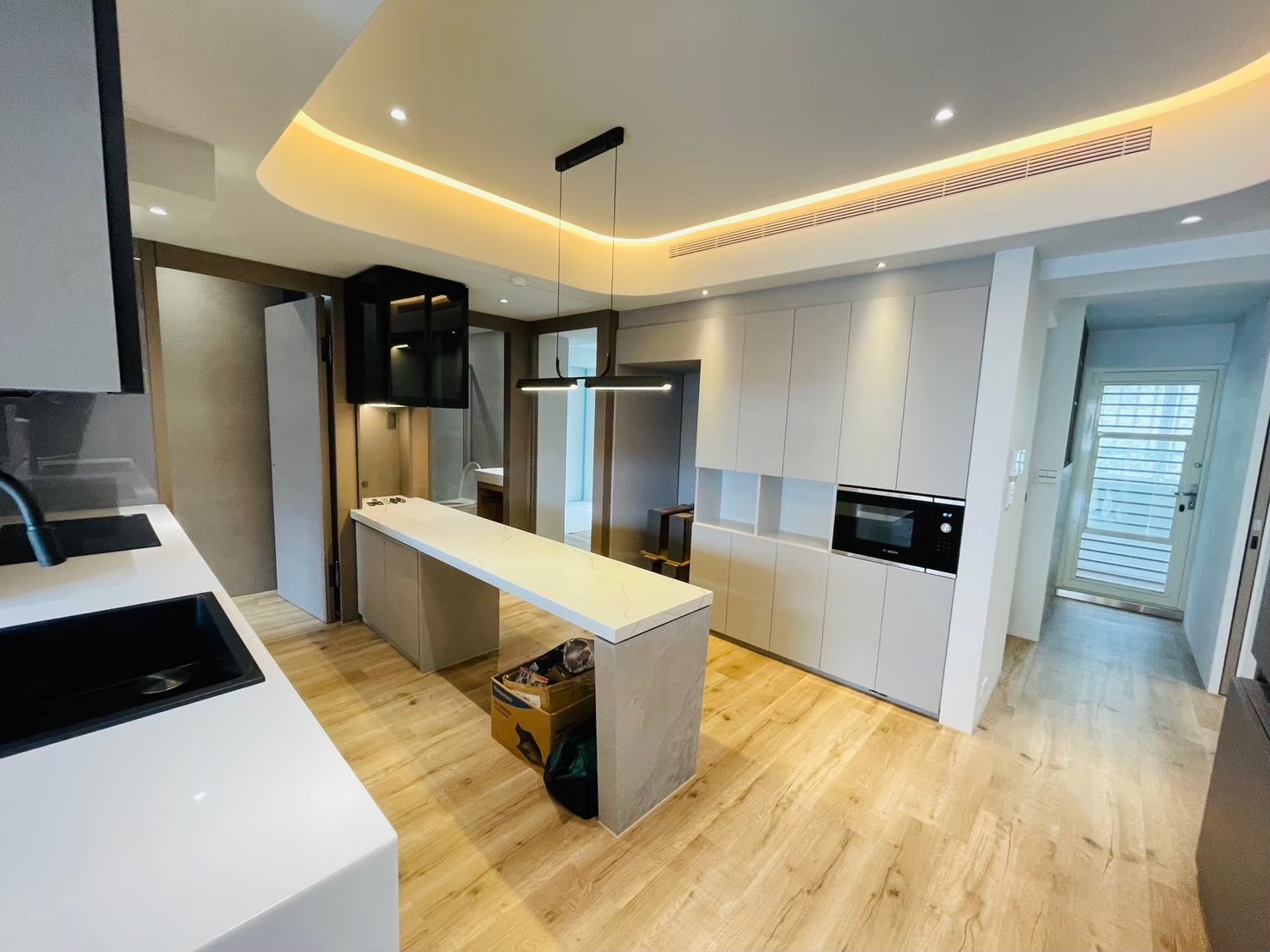 薄板施工專家-中島檯面