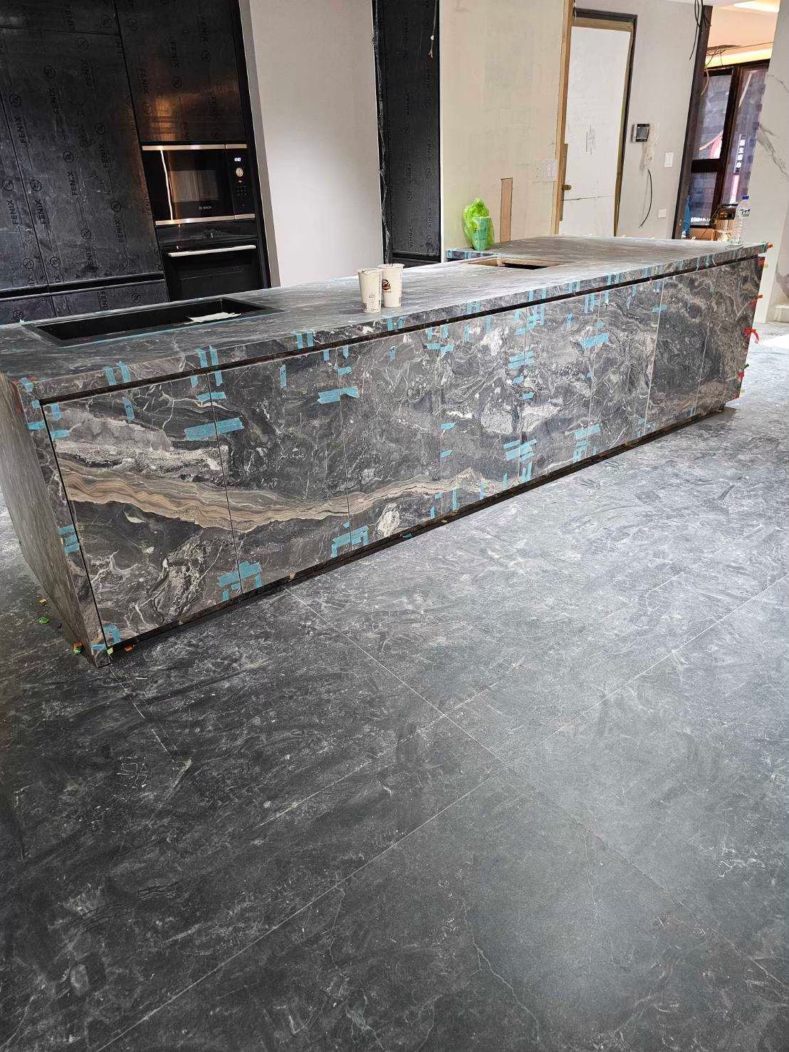 薄板施工專家-中島檯面