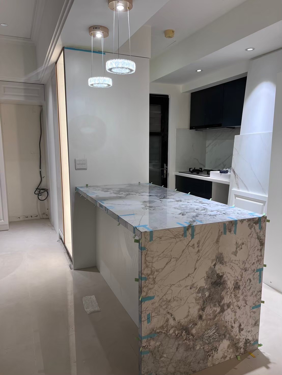 薄板施工專家-中島檯面