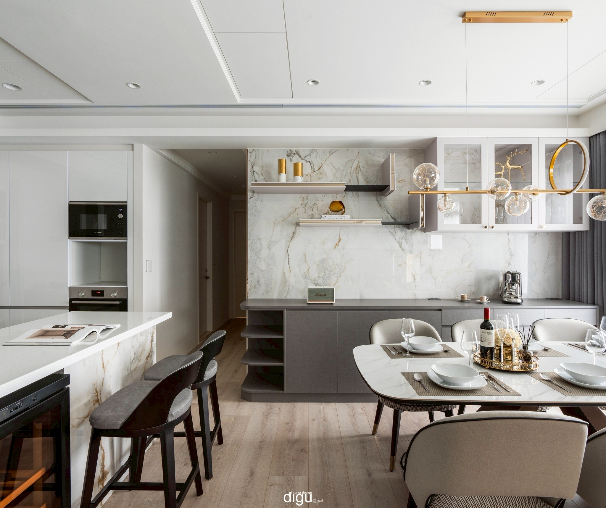 薄板施工專家-中島檯面